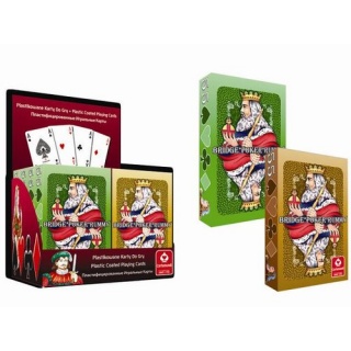 CASINO SINGLE 55 TBX ZIELONE/BRĄZOWE, Karty, Gry