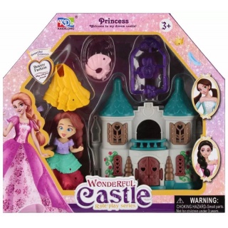 LALKA 8CM KSIĘŻNICZKA+AKC 20X18X7 WB 1263, Lalki, Zabawki