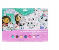 MALOWANIE PO NUMERACH KOCI DOMEK GABI