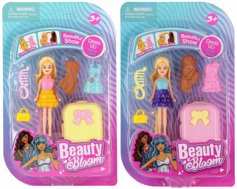 LALKA 9CM+AKC 13X21X3 MIX2 8165, Lalki, Zabawki