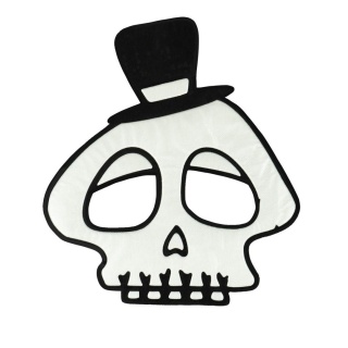 MASKA NA HALLOWEEN CZASZKA, Halloween, Art. świąteczne i okolicznościowe
