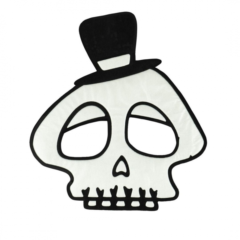 MASKA NA HALLOWEEN CZASZKA MASKA NA HALLOWEEN CZASZKA, Halloween, Art. świąteczne i okolicznościowe