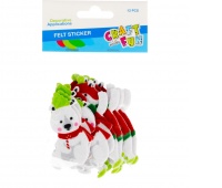 OZDOBA BN MIŚ FILC SPRZYL 12SZT 2244, Artykuły zdobnicze, Art. kreatywne