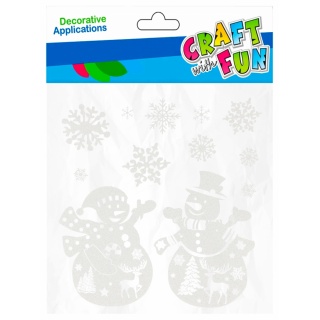 NAKLEJKI BN NA OKNO BAŁWANEK 0418, Naklejki, Art. kreatywne