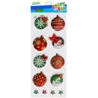 NAKLEJKI BN PUFFY BOMBKI 12SZT, Naklejki, Art. kreatywne