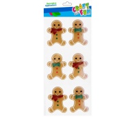 NAKLEJKI BN CIASTECZKA 6SZT 3794, Naklejki, Art. kreatywne