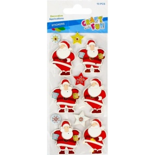 NAKLEJKI BN 10 SZT MIX 3579, Naklejki, Art. kreatywne