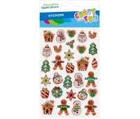 NAKLEJKI BN PUFFY ŚWIE MIX 30SZT 5003