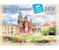 KALENDARZ RODZINNY WL05 MIASTA W AKWARELI 2026