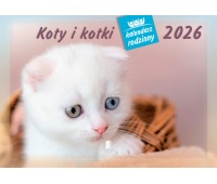 KALENDARZ RODZINNY WL09 KOTY I KOTKI 2026, Ścienne, Kalendarze