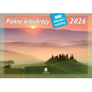 KALENDARZ RODZINNY WL12 PIĘKNE KRAJOBRAZY 2026, Ścienne, Kalendarze
