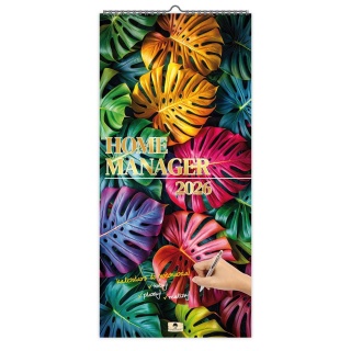 KALENDARZ PASKOWY SZEROKI HOME MANAGER 2026, Ścienne, Kalendarze