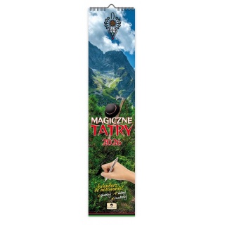 KALENDARZ PASKOWY WĄSKI MAGICZNE TATRY 2026, Ścienne, Kalendarze