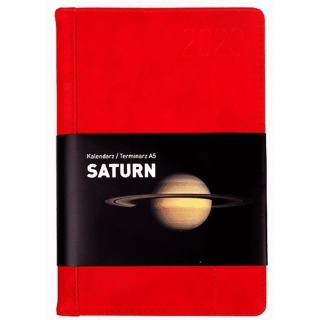 KALENDARZ KSIĄŻKOWY A5 SATURN DNS REG.CZERW.2026, Dzienne, Kalendarze