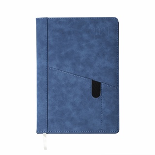 KALENDARZ KSIĄŻKOWY B5 URAN TNS REG.NIEBIESKI 2026, Tygodniowe, Kalendarze