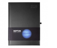 KALENDARZ KSIĄŻKOWY A4 NEPTUN DNS REG.CZARNY 2026