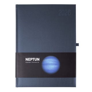 KALENDARZ KSIĄŻKOWY A4 NEPTUN DNS REG.NIEB.2026, Dzienne, Kalendarze