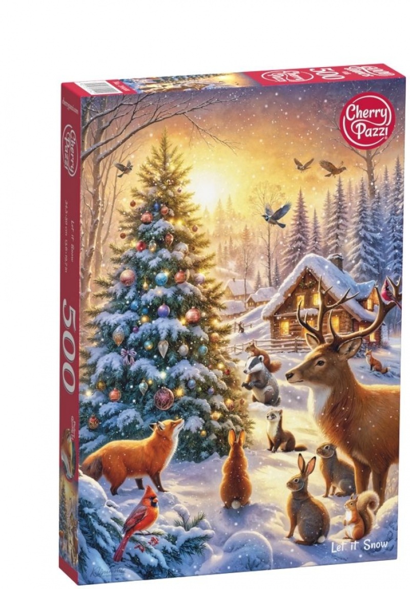 PUZZLE 500 CHERRYPAZZI LET IT SNOW 20401, 500 element&oacute;w, Puzzle