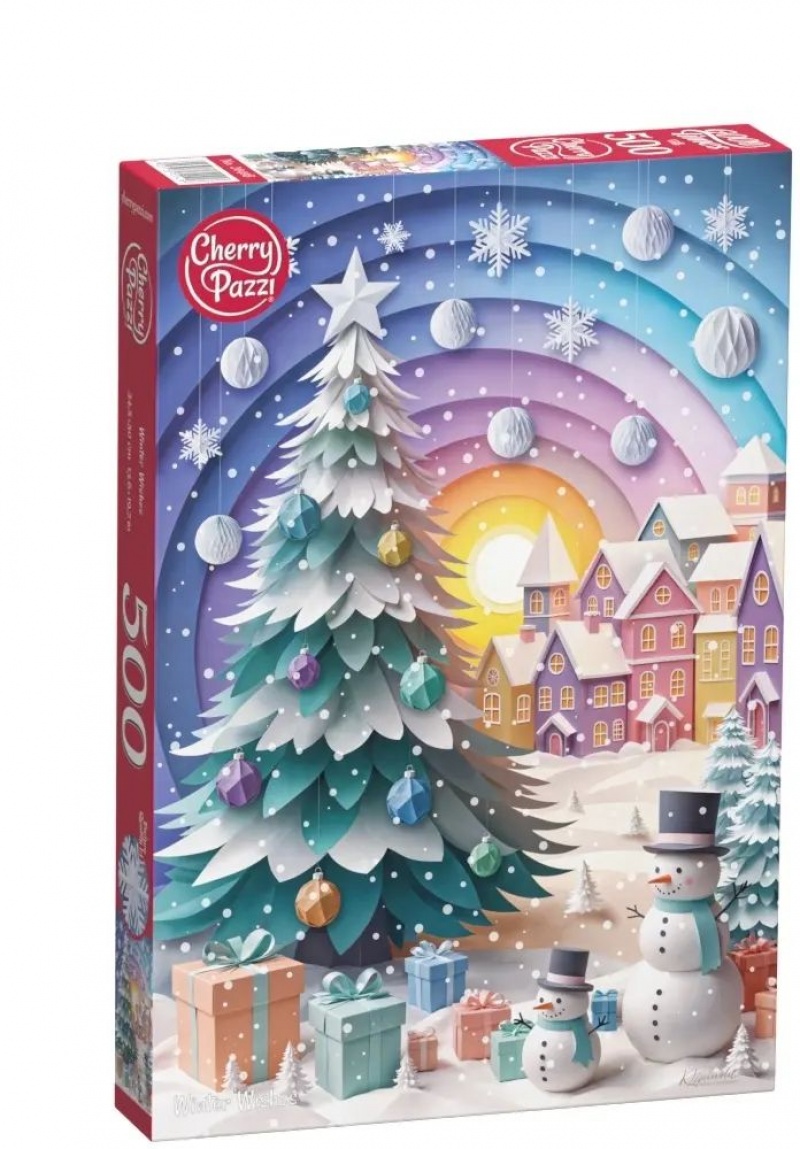 PUZZLE 500 CHERRYPAZZI WINTER WISHES 20418, 500 element&oacute;w, Puzzle