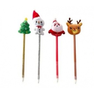 DŁUGOPIS BAŁWAN, MIKOŁAJ, CHOINKA, Długopisy, Art. do pisania i korygowania