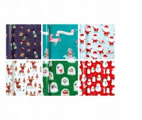 ŚWIĄTECZNY PAPIER DO PAKOWANIA, MIX