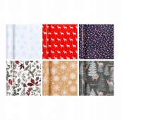 ŚWIĄTECZNY PAPIER DO PAKOWANIA, MIX