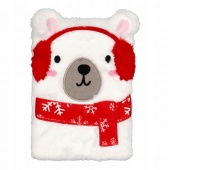 PLUSZOWY NOTES A5, 80K MIŚ POLARNY