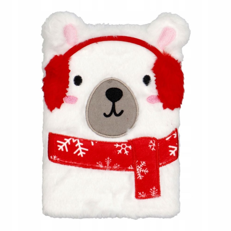 PLUSZOWY NOTES A5, 80K MIŚ POLARNY, Notesy szkolne, Zeszyty i bloki