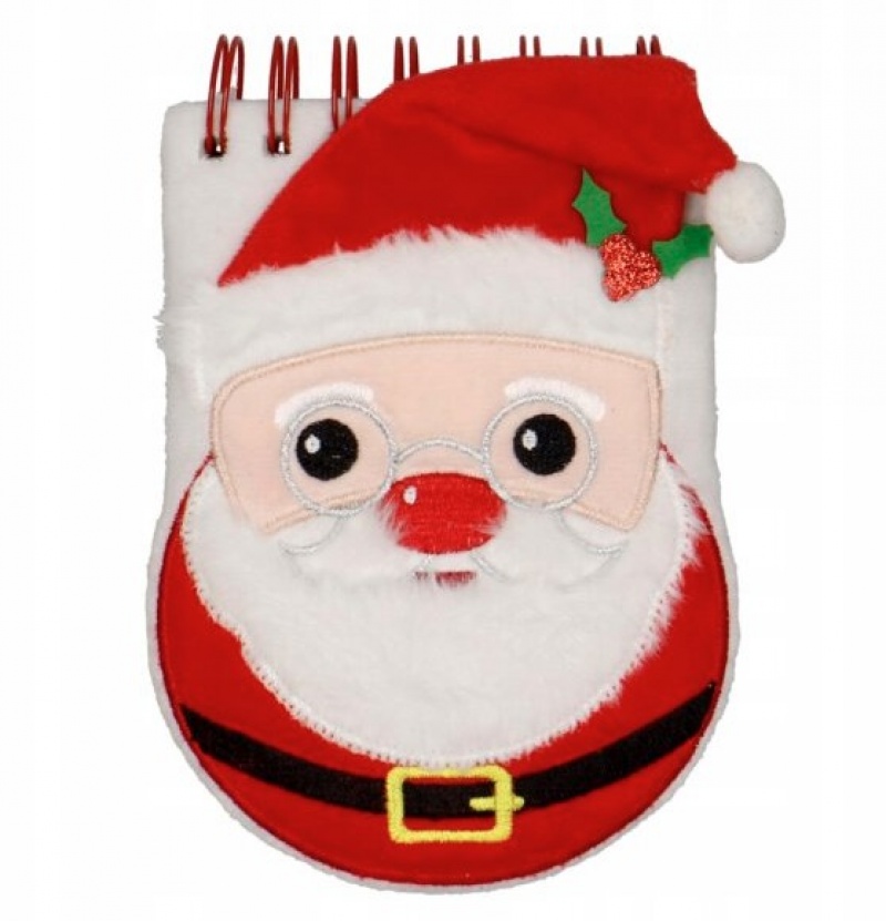 PLUSZOWY KOŁONOTES MIKOŁAJ, 80K, Notesy szkolne, Zeszyty i bloki