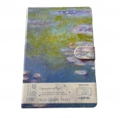 NOTES Z ZAPIĘCIEM B6 128K MONET LILIE WODNE