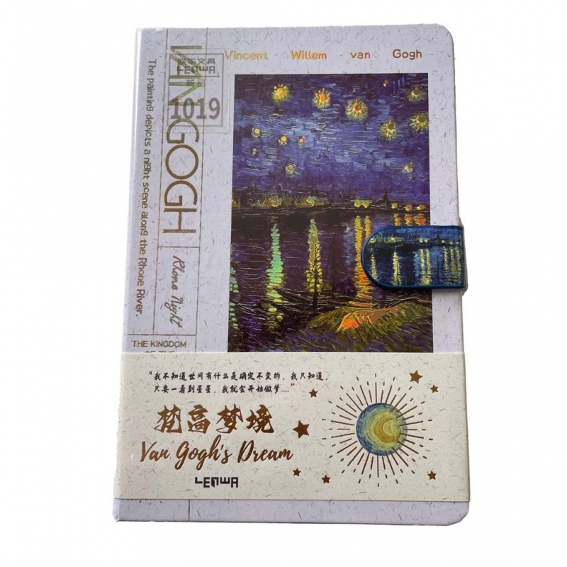 NOTES Z ZAPIĘCIEM B6 128K VAN GOGH NAD RODANEM 1, Notesy szkolne, Zeszyty i bloki