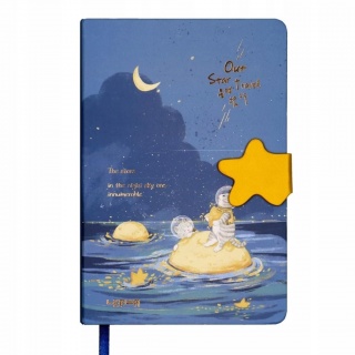 NOTES Z ZAPIĘCIEM B6 128K KOTY NA WYSPIE, Notesy szkolne, Zeszyty i bloki