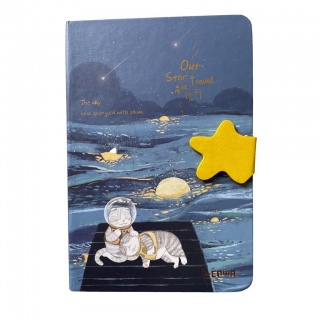 NOTES Z ZAPIĘCIEM B6 128K KOTY NA MOLO P8, Notesy szkolne, Zeszyty i bloki