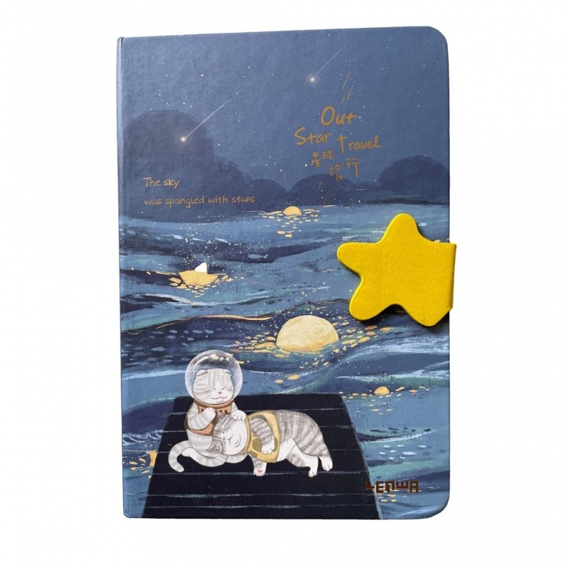 NOTES Z ZAPIĘCIEM B6 128K KOTY NA MOLO P8, Notesy szkolne, Zeszyty i bloki