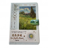 NOTES Z ZAPIĘCIEM B6 128K VAN GOGH POLE PSZENICY.., Notesy szkolne, Zeszyty i bloki