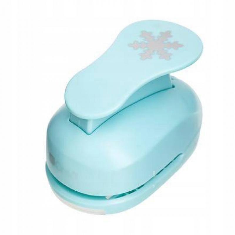 DZIURKACZ OZODBNY DO PAPIERU I PIAN.5CM ŚNIEŻYNKA, Dziurkacze, Galanteria biurowa