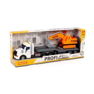 Profi, samoch&oacute;d-holownik inercyjny ze światłem !!, Pojazdy, Zabawki