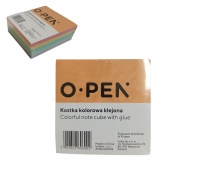 KOSTKA KOLOROWA KLEJONA 8,5x8,8x3,5 /48/, Kostki, Galanteria papiernicza