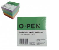 KOSTKA KOLOROWA NIEKLEJONA XL 8,5x8,5x7,5 /24/, Kostki, Galanteria papiernicza