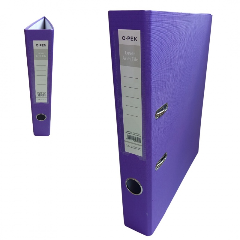 SEGREGATOR A4 50mm FIOLETOWY, Segregatory ringowe, Organizacja dokument&oacute;w