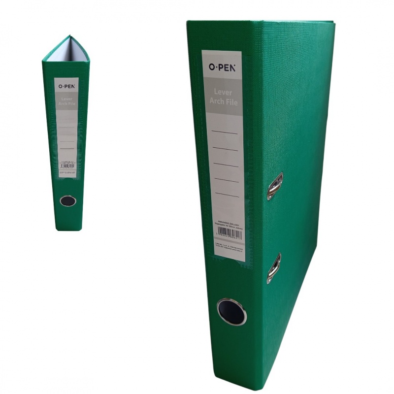 SEGREGATOR A4 50mm ZIELONY, Segregatory ringowe, Organizacja dokument&oacute;w