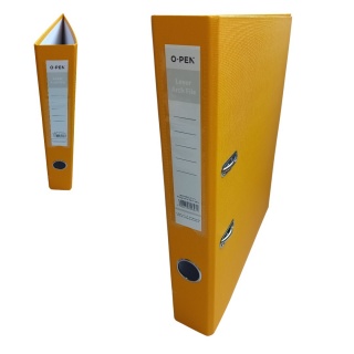 SEGREGATOR A4 50mm Ż&Oacute;ŁTY, Segregatory ringowe, Organizacja dokument&oacute;w