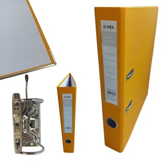 SEGREGATOR A4 50mm Ż&Oacute;ŁTY, Segregatory ringowe, Organizacja dokument&oacute;w