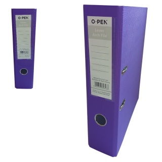 SEGREGATOR A4 75mm FIOLETOWY, Segregatory, Organizacja dokument&oacute;w