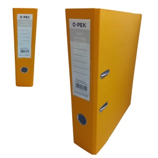 SEGREGATOR A4 75mm Z&Oacute;ŁTY, Segregatory, Organizacja dokument&oacute;w