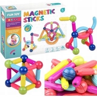 KLOCKI MAGNETYCZNE 36EL. 6492, Klocki, Zabawki