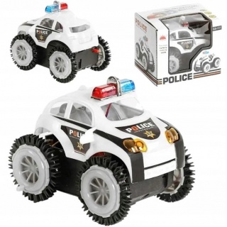 POLICJA PRZEWROTKA NA BATERIE 9428, Pojazdy, Zabawki