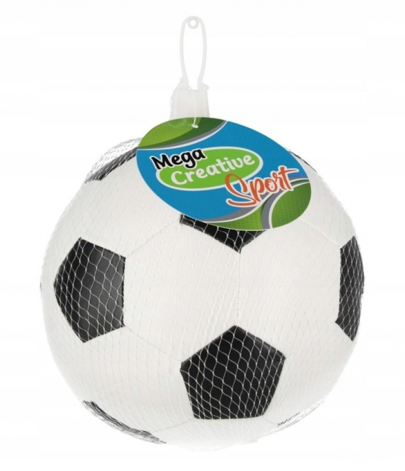 PIŁKA MIĘKKA 18CM -NOŻNA 6862, Sport i rekreacja, Zabawki