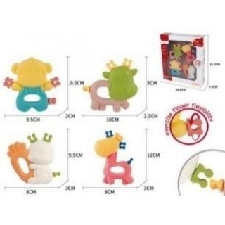 Grzechotka x4 8337, Dla najmłodszych, Zabawki