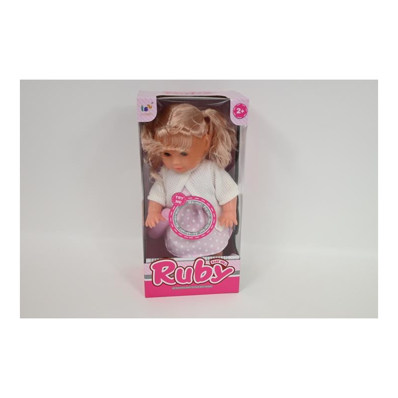 Lalka 30cm + buteleczka 12 dźwięk&oacute;w 9135, Lalki, Zabawki